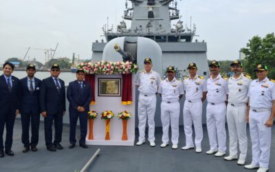 PROJECT 17A INDIGENOUS STEALTH FRIGATE UDAYGIRI DELIVERED TO INDIAN NAVY