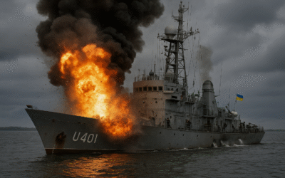 पहली बार रूस का नौसैनिक ड्रोन स्ट्राइक, सिम्फेरोपोल जहाज़ डूबा