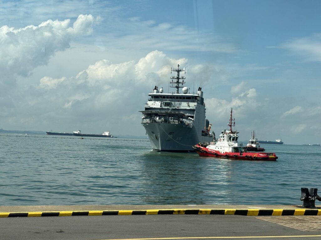 Indian Navy’s INS Nistar Arrives in Singapore for Pacific Reach 2025 Exercise