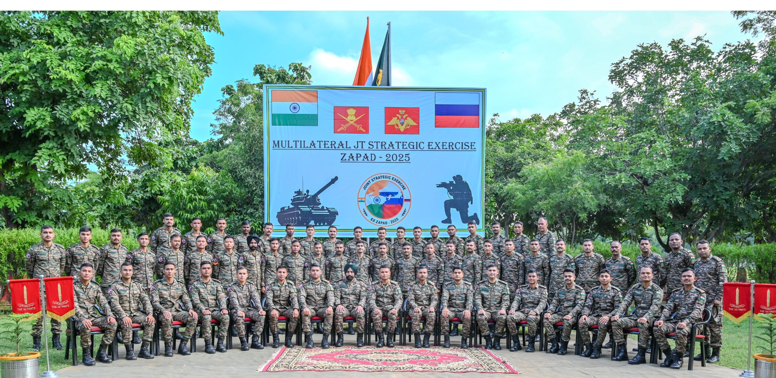 INDIAN ARMED FORCES CONTINGENT DEPARTS FOR MULTILATERAL EXERCISE ZAPAD 2025 IN RUSSIA