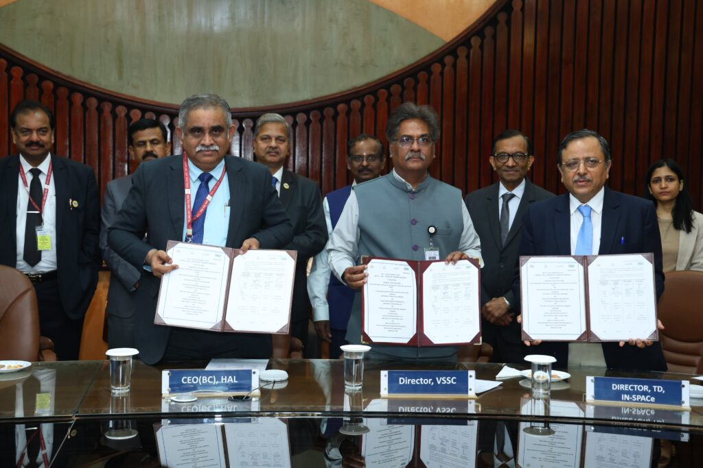 “India’s Big Leap in Space: HAL Signs SSLV Technology Transfer Agreement with ISRO, NSIL & IN-SPACe”