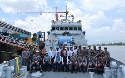 GRSE Strengthens Indian Navy’s Anti-Submarine Warfare, Delivers Second Shallow Water Craft ‘Androth’