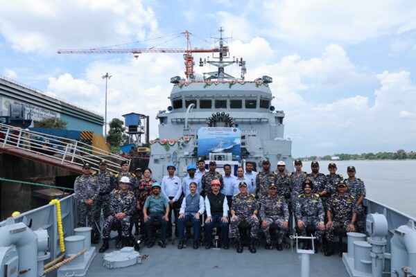 GRSE Strengthens Indian Navy’s Anti-Submarine Warfare, Delivers Second Shallow Water Craft ‘Androth’