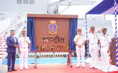 आईएनएस आन्द्रोत का जलावतरण: भारतीय नौसेना में शामिल हुआ दूसरा उथले जल का पनडुब्बी रोधी युद्धपोत