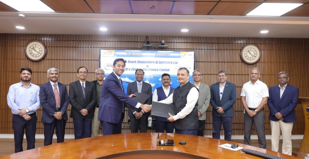 GRSE ने Centum Electronics के साथ किया समझौता – बनेगा स्वदेशी High-Tech Naval Navigation System