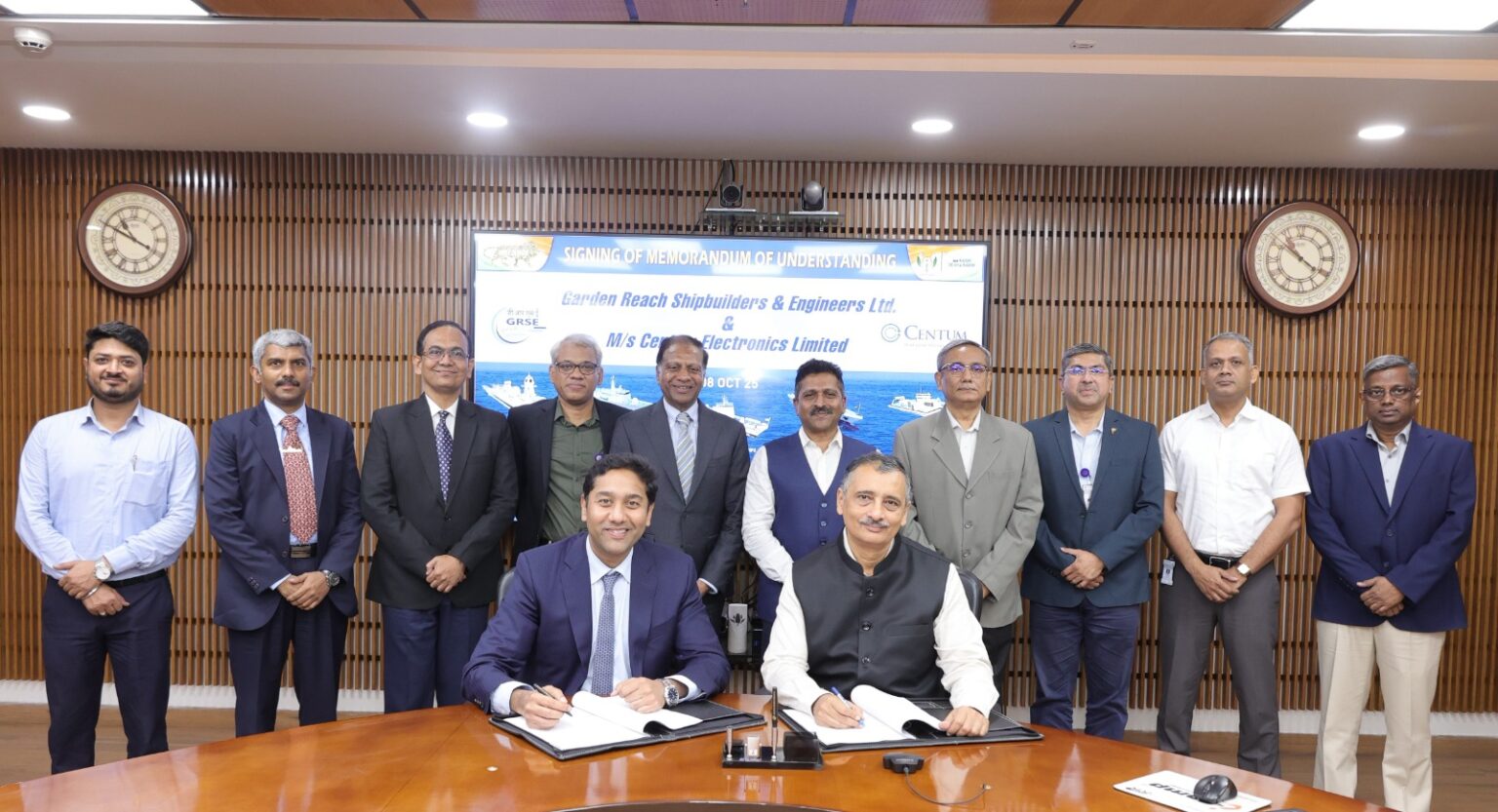 GRSE ने Centum Electronics के साथ किया समझौता – बनेगा स्वदेशी High-Tech Naval Navigation System