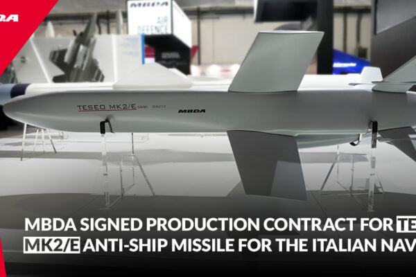MBDA ने इटली की नौसेना के लिए TESEO MK2/E मिसाइल का उत्पादन अनुबंध साइन किया