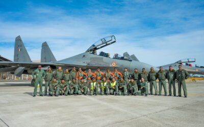 फ्रांस में होने वाले ‘गरुड़ 25’ अभ्यास के लिए SU-30MKI स्क्वाड्रन पहुंचा