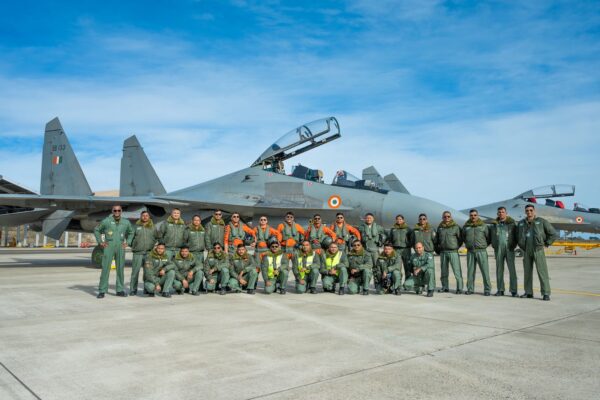 फ्रांस में होने वाले ‘गरुड़ 25’ अभ्यास के लिए SU-30MKI स्क्वाड्रन पहुंचा