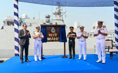 Indian Navy को मिली नई ताकत: स्वदेशी एंटी-सबमरीन युद्धक पोत INS Mahe बेड़े में शामिल