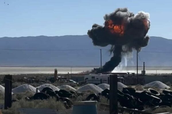 US Air Force F-16 Thunderbirds Jet Crashes Near Trona Airport, Pilot Safely Ejects