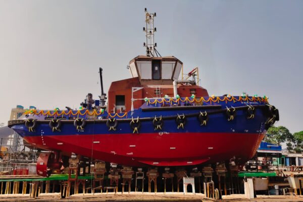 40T BP Tug ‘BLUE MACKEREL’ लॉन्च, HCSL ने समुद्री उद्योग को दिया नया संसाधन