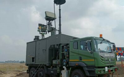 भारत इलेक्ट्रॉनिक्स लिमिटेड (BEL) द्वारा विकसित स्वदेशी SAKSHAM काउंटर ड्रोन सिस्टम और उन्नत रक्षा संचार उपकरण, जिनके लिए कंपनी को ₹776 करोड़ के नए ऑर्डर मिले हैं।