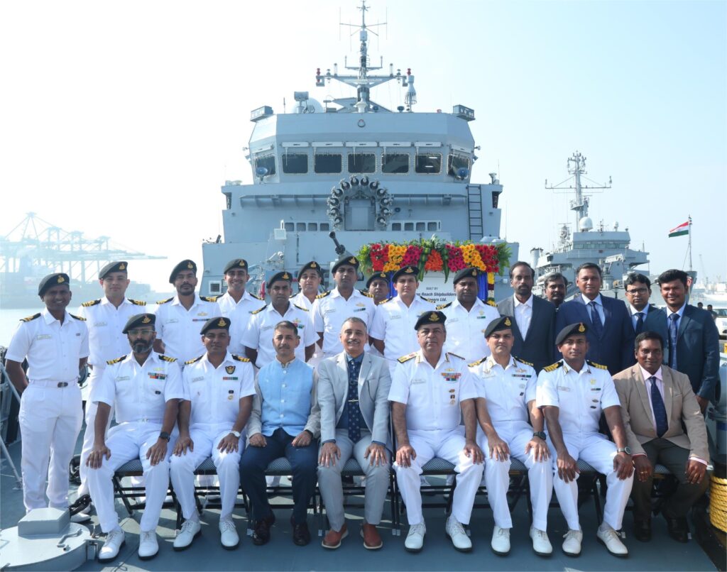 भारतीय नौसेना को मिला नया एंटी-सबमरीन युद्धपोत INS Anjadip। GRSE की ऐतिहासिक उपलब्धि, 88% स्वदेशी ताकत और घातक ASW क्षमता।