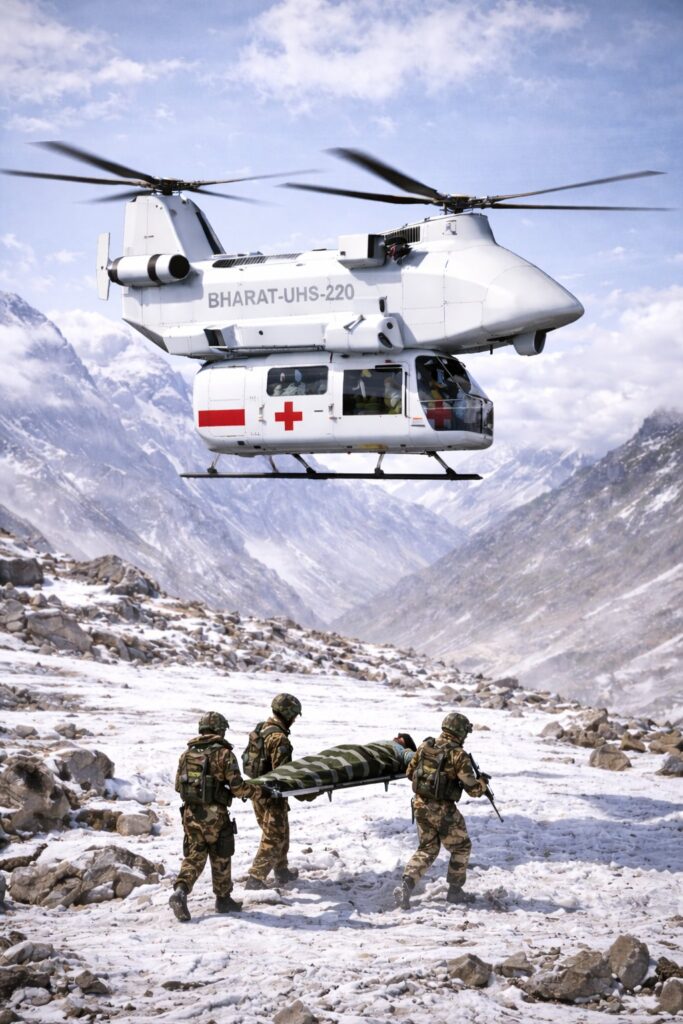 Bharat UHS-220: एक प्लेटफॉर्म, अनगिनत मिशन — भारतीय सशस्त्र बलों के लिए गेम-चेंजर अनमैन्ड सिस्टम