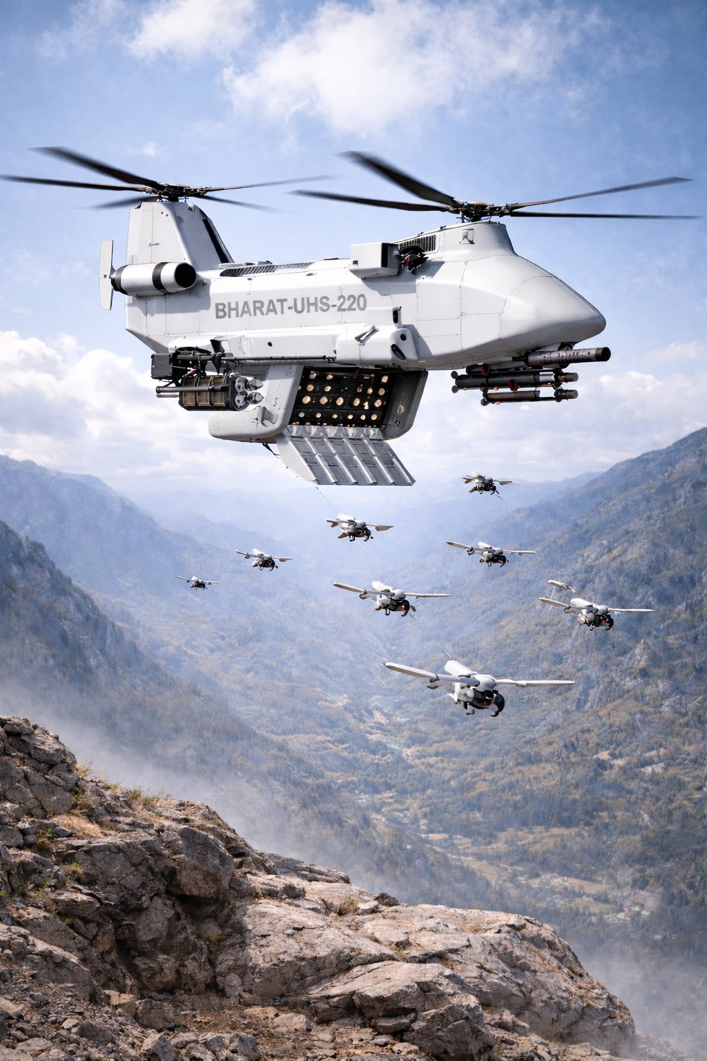Bharat UHS-220: एक प्लेटफॉर्म, अनगिनत मिशन — भारतीय सशस्त्र बलों के लिए गेम-चेंजर अनमैन्ड सिस्टम