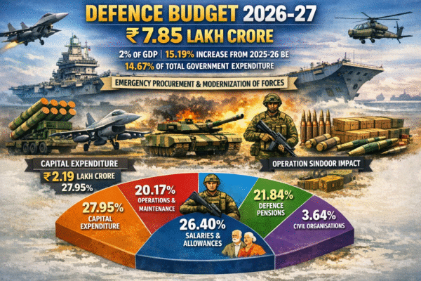 भारत की सैन्य ताकत को नई ऊंचाई, ऑपरेशन सिंदूर के बाद रक्षा बजट में ऐतिहासिक उछाल