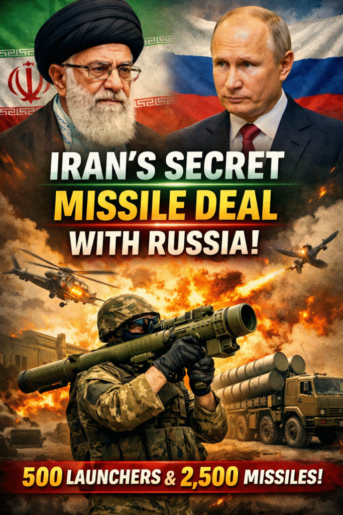 ईरान–रूस के बीच गुप्त Verba MANPADS डील का खुलासा, मध्य-पूर्व की वायु सुरक्षा पर बढ़ी चिंता