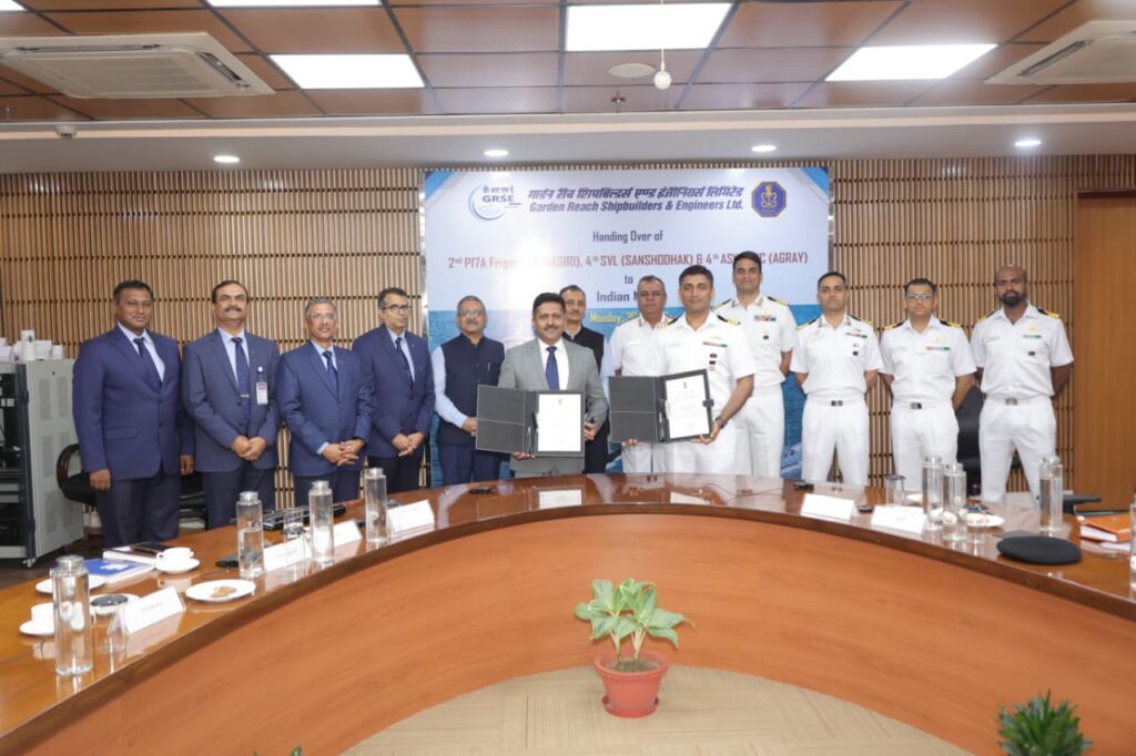 भारतीय नौसेना को मिला स्वदेशी ASW वॉरशिप ‘एग्रे’, दुश्मन पनडुब्बियों का होगा सफाया!