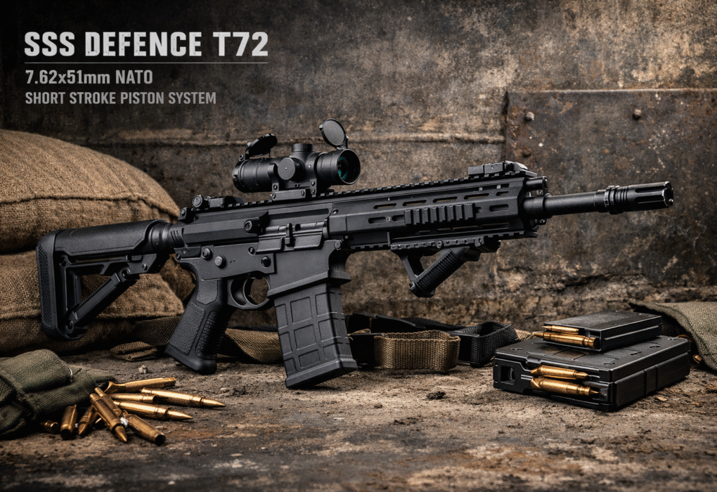 भारत की स्वदेशी ताकत: SSS Defence ने पेश की T72 बैटल राइफल, कम रीकॉइल और हाई परफॉर्मेंस का दावा