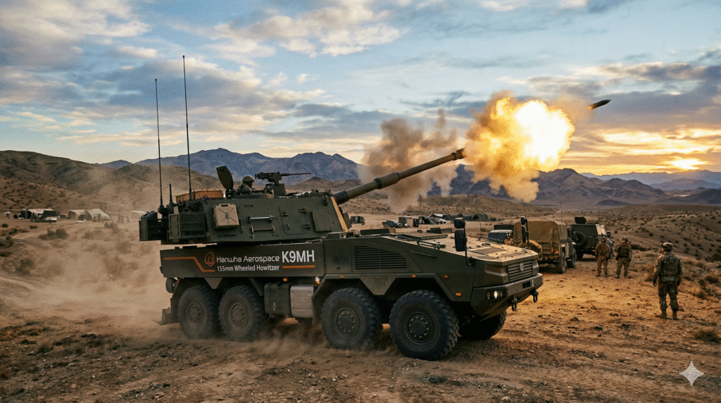 K9MH Howitzer: 70KM तक मार करने वाली नई आर्टिलरी, US Army रेस में Hanwha की एंट्री