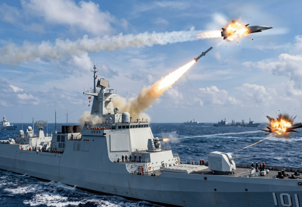 चीन ने टेस्ट किया नया Naval Air Defense System, हाइपरसोनिक मिसाइल और Sea-Skimming ड्रोन को मार गिराने का दावा