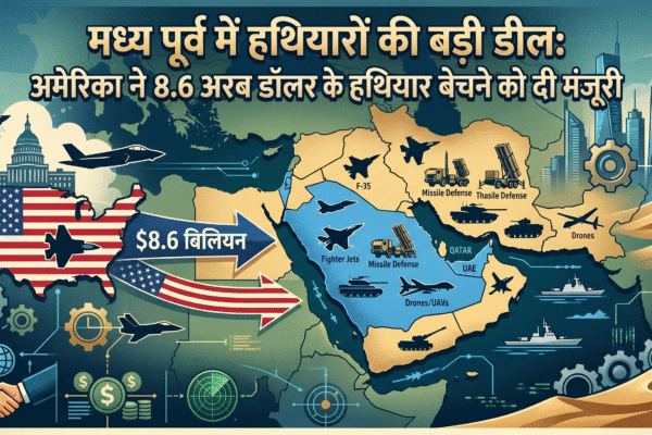अमेरिका ने मिडिल ईस्ट सहयोगियों को 8.6 अरब डॉलर के हथियार सौदे को दी मंजूरी