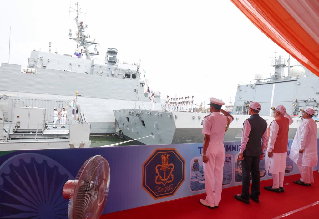 भारत की समुद्री ताकत में बड़ा इजाफा, INS दूनागिरी, INS संशोधक और INS अग्रय नौसेना में शामिल