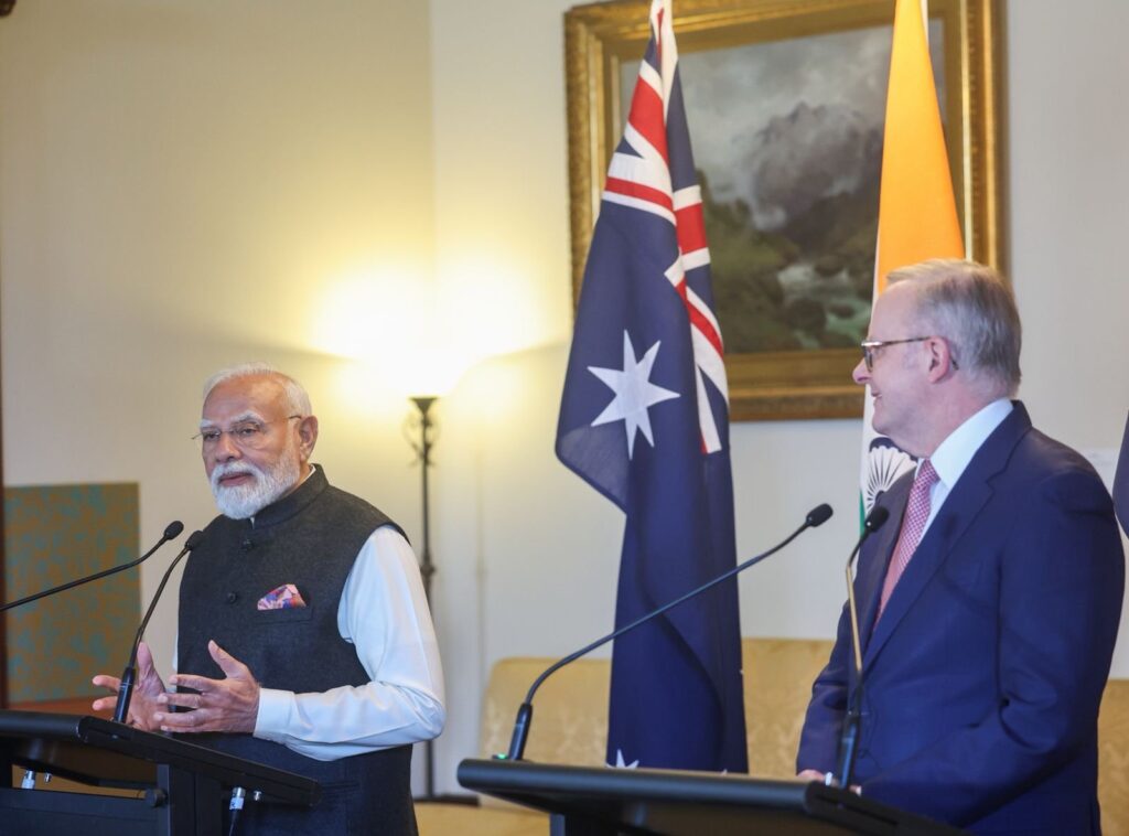 India-Australia ने रक्षा और सुरक्षा सहयोग पर संयुक्त घोषणा पत्र जारी किया, समुद्री सुरक्षा और साइबर सहयोग को मिलेगा नया बल