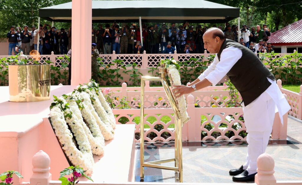 कारगिल विजय दिवस 2026: राजनाथ सिंह का पाकिस्तान को सख्त संदेश, कहा- बातचीत सिर्फ POK पर होगी
