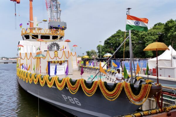 Indian Navy का नया ASW युद्धपोत 'मछलीपट्टनम' लॉन्च, 80% से अधिक स्वदेशी तकनीक से तैयार