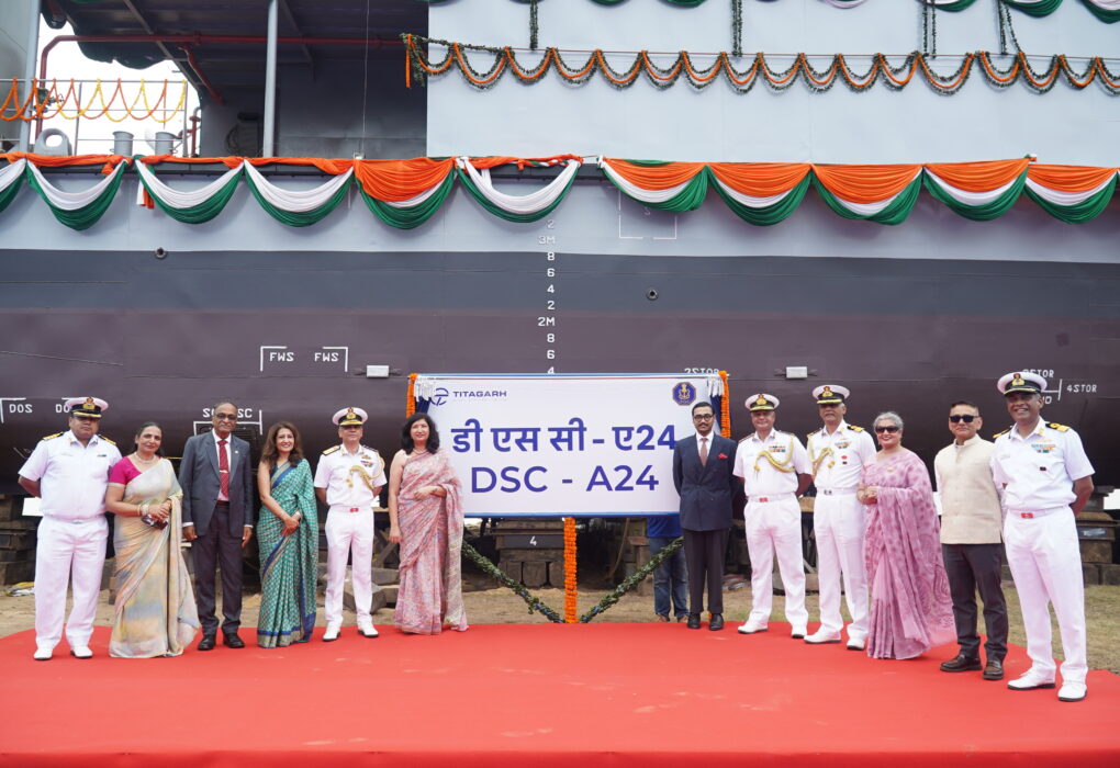 Indian Navy के पांचवें गोताखोरी सहायक जहाज DSC A-24 का जलावतरण, आत्मनिर्भर भारत को मिली नई ताकत