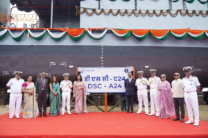 Indian Navy के पांचवें गोताखोरी सहायक जहाज DSC A-24 का जलावतरण, आत्मनिर्भर भारत को मिली नई ताकत
