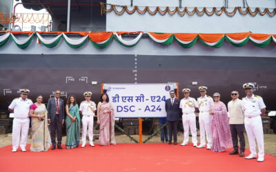 Indian Navy के पांचवें गोताखोरी सहायक जहाज DSC A-24 का जलावतरण, आत्मनिर्भर भारत को मिली नई ताकत