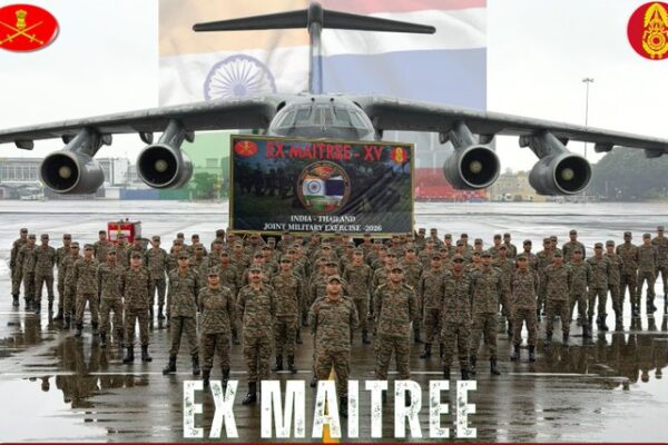 India-Thailand सैन्य अभ्यास ‘मैत्री’ का 15वां संस्करण 18 अगस्त से थाईलैंड में, 170 जवान होंगे शामिल