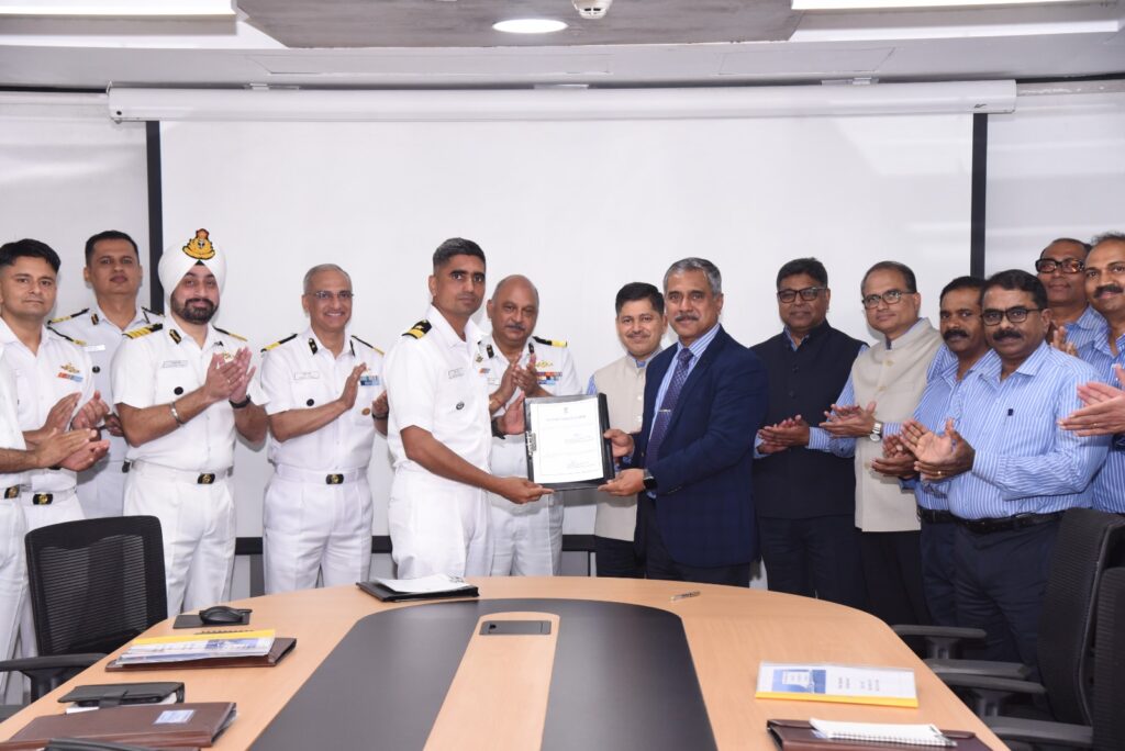 Goa Shipyard Limited ने तटरक्षक बल को सौंपा ICGS Ajit , 27 नॉट से अधिक रफ्तार और 1,500 नॉटिकल मील की रेंज
