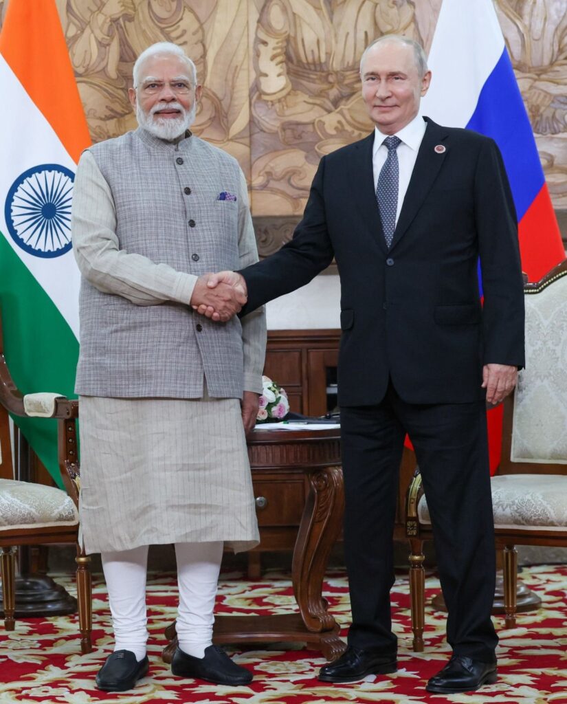 SCO समिट में पीएम Narendra Modi और Vladimir Putin की बैठक, भारत-रूस साझेदारी के अहम क्षेत्रों पर हुई व्यापक चर्चा