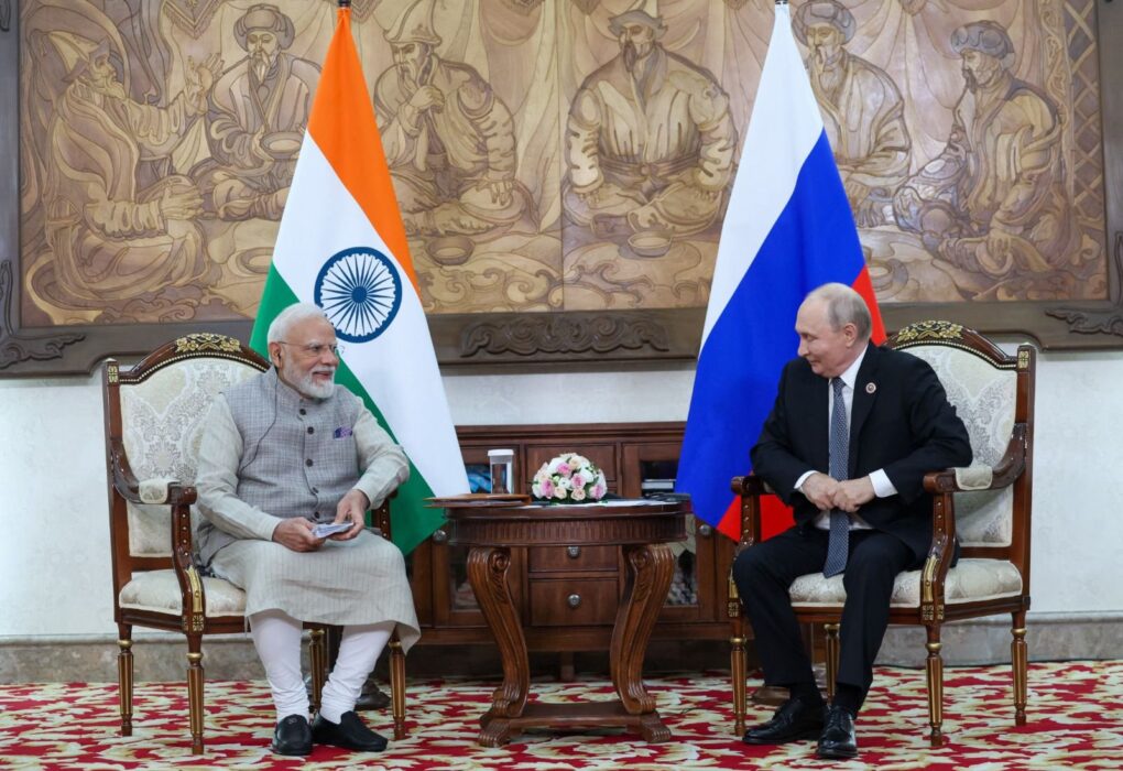 SCO समिट में पीएम Narendra Modi और Vladimir Putin की बैठक, भारत-रूस साझेदारी के अहम क्षेत्रों पर हुई व्यापक चर्चा