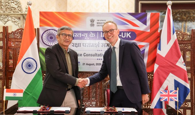 India-UK रक्षा सहयोग को मिलेगी नई रफ्तार, 25वीं DCG बैठक में R&D और हिंद-प्रशांत पर जोर