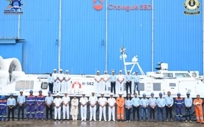 Indian Coast Guard में शामिल हुआ दूसरा स्वदेशी ACV H-562
