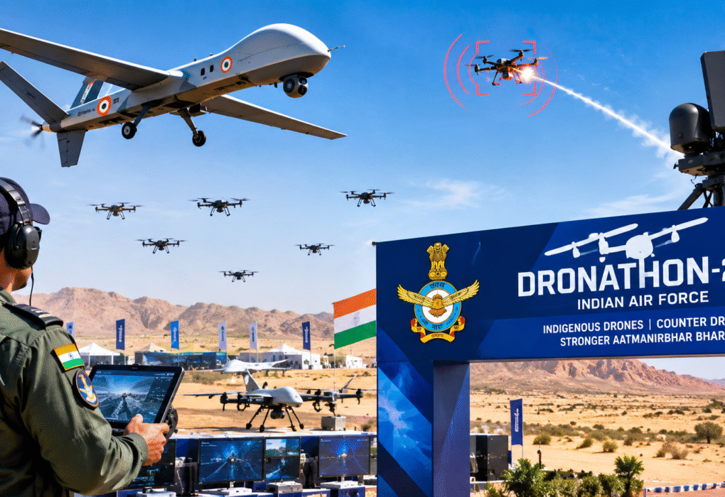 पोखरण में 14 सितंबर से होगा IAF Dronathon-2026, ड्रोन और काउंटर-ड्रोन तकनीकों का होगा प्रदर्शन