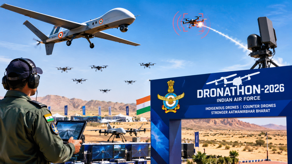 पोखरण में 14 सितंबर से होगा IAF Dronathon-2026, ड्रोन और काउंटर-ड्रोन तकनीकों का होगा प्रदर्शन