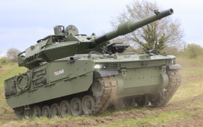Otokar और Leonardo ने TULPAR टैंक पर 120 मिमी HITFACT MkII टर्रेट का सफल फायरिंग टेस्ट किया