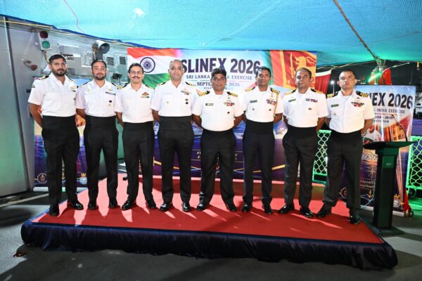 विशाखापत्तनम में SLINEX-26 शुरू, भारत और श्रीलंका की नौसेनाएं समुद्री अभ्यास में ले रहीं हिस्सा