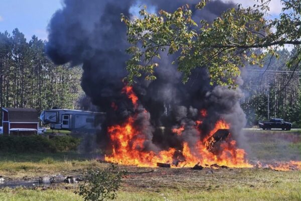 Michigan में Texas Air National Guard का F-16 लड़ाकू विमान क्रैश, पायलट ने सुरक्षित किया इजेक्ट 