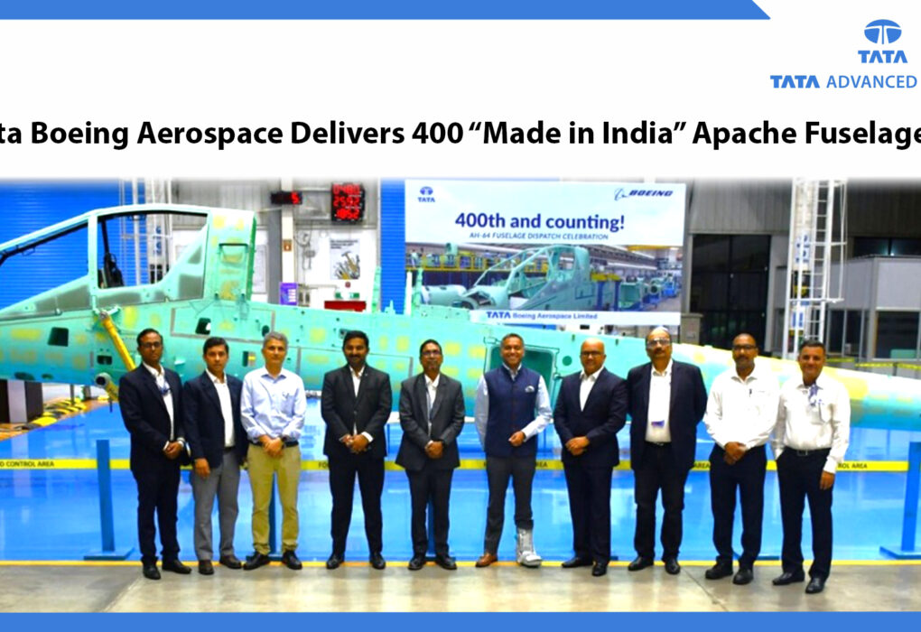 Tata Boeing ने बनाया 400वां मेड इन इंडिया Apache Fuselage
