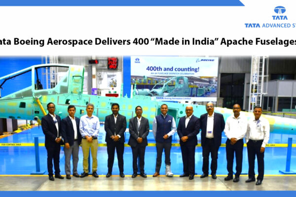 Tata Boeing ने बनाया 400वां मेड इन इंडिया Apache Fuselage