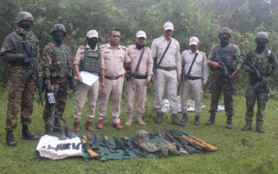 Imphal East में हथियार तस्कर गिरफ्तार, SLR, AK-47 और MP-5 समेत हथियारों का जखीरा बरामद