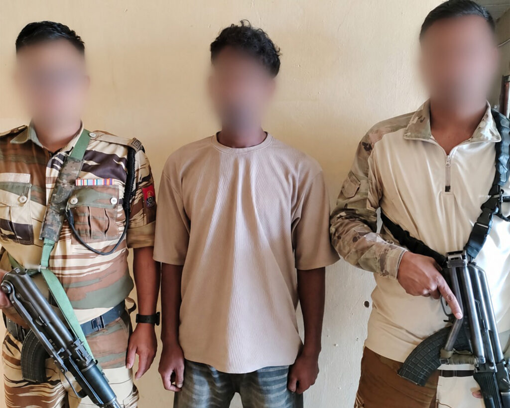 Imphal East में हथियार तस्कर गिरफ्तार, SLR, AK-47 और MP-5 समेत हथियारों का जखीरा बरामद