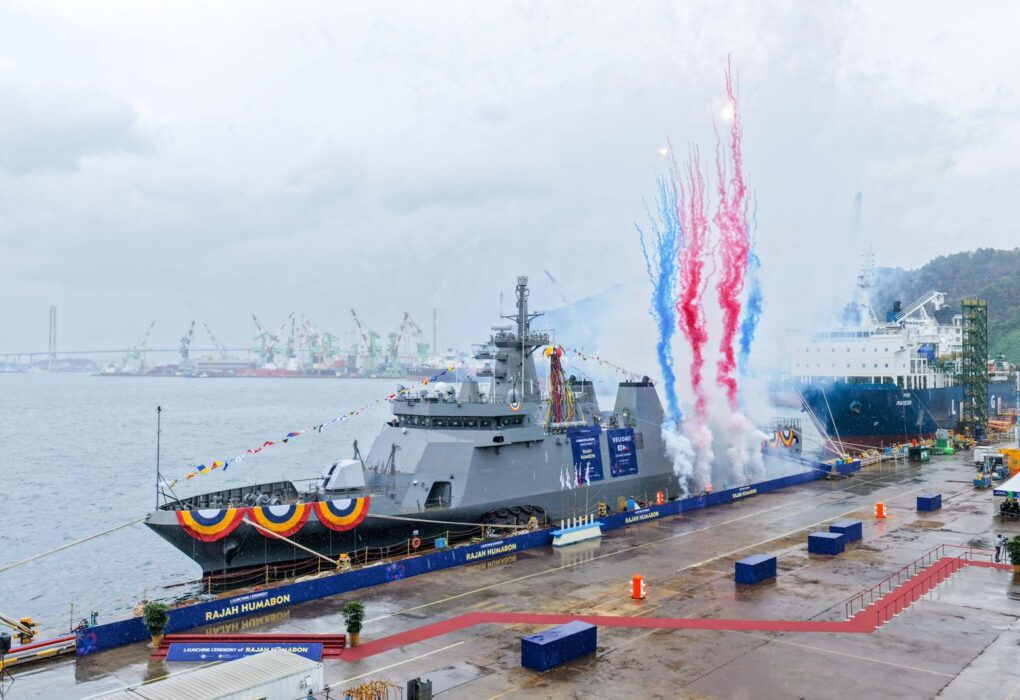 South Korea में लॉन्च हुआ फिलीपींस का तीसरा OPV, 2027 में नौसेना को मिलेगा BRP Rajah Humabon